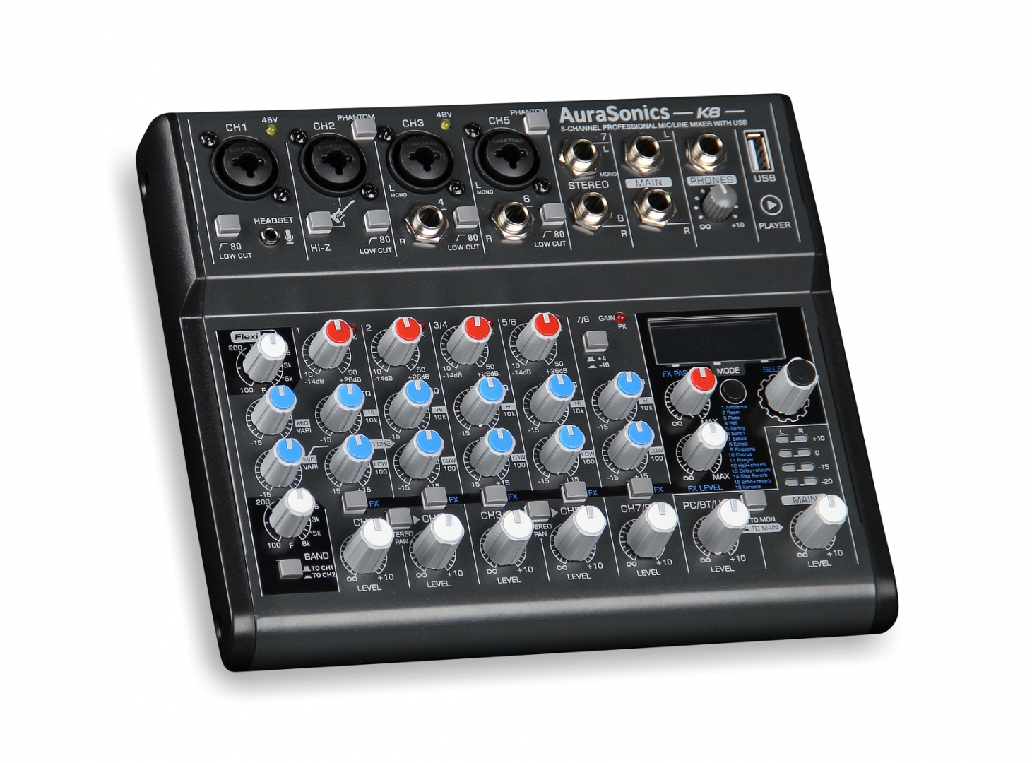 AuraSonics K8 компактный микшерный пульт в Воронеже