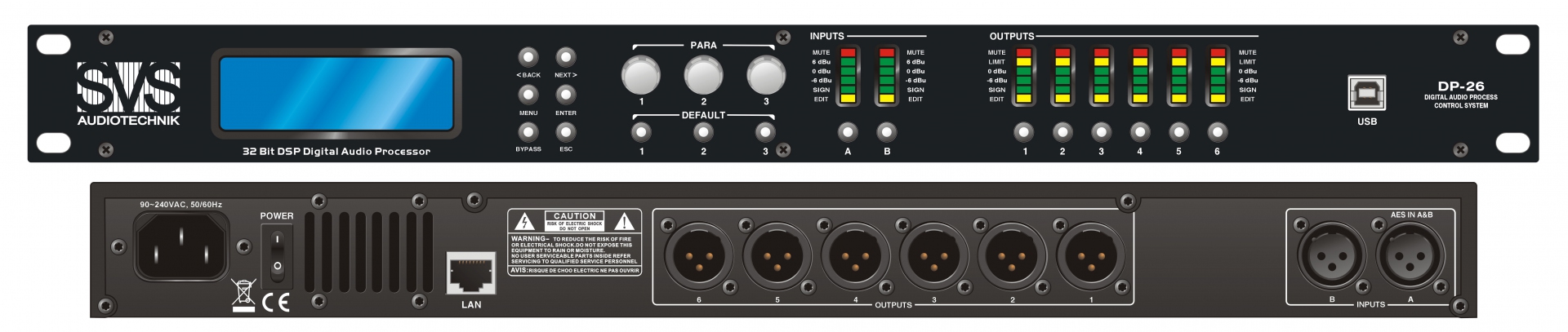 SVS Audiotechnik DP-26 Цифровой процессор: 2 входа 6 выходов в Воронеже