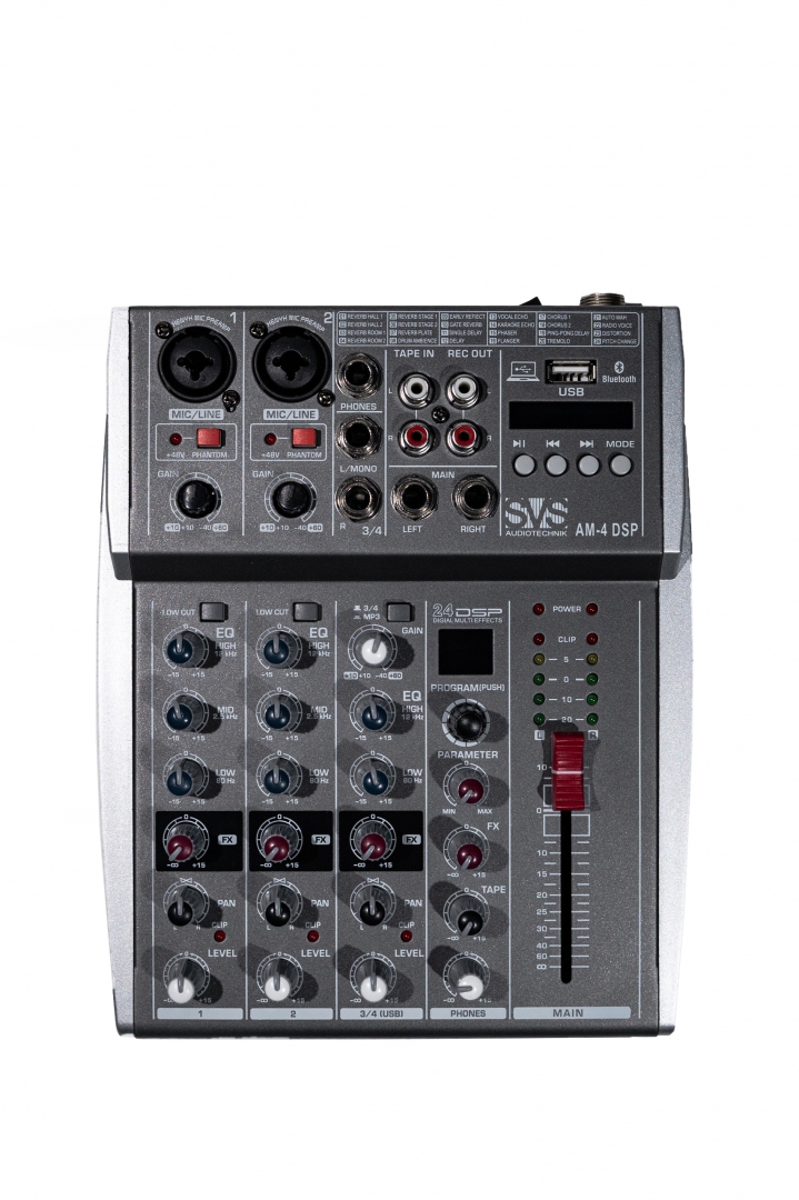SVS Audiotechnik mixers AM-4 DSP Аналоговый микшерный пульт, 4-канала в Воронеже