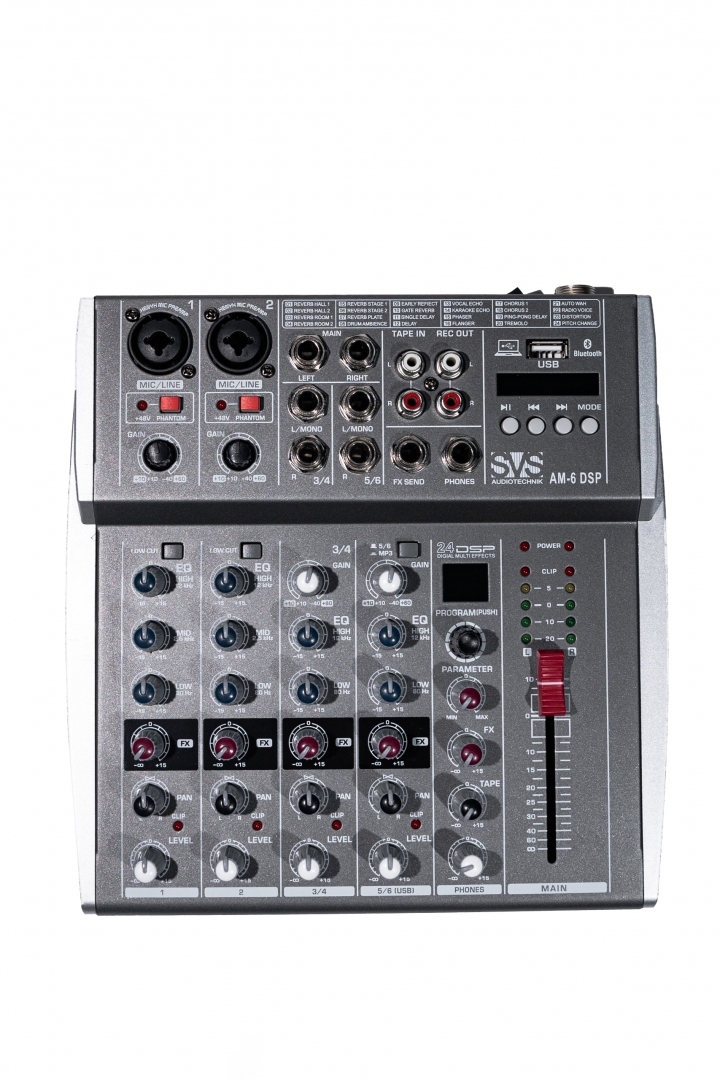 SVS Audiotechnik mixers AM-6 DSP Микшерный пульт аналоговый, 6-канальный SVS Audiotechnik mixers в Воронеже