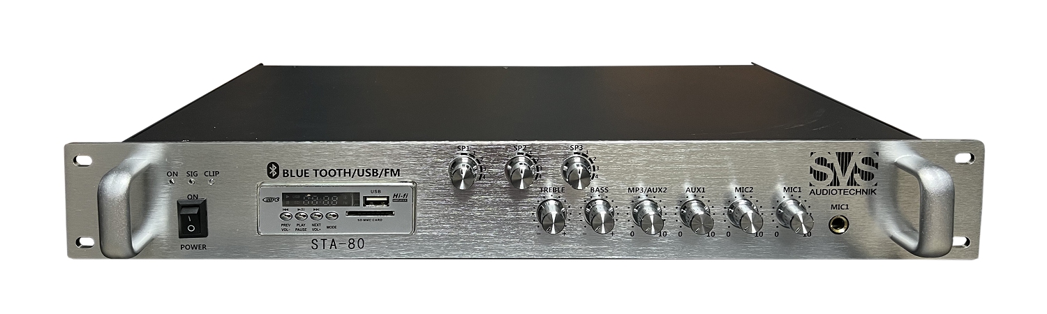 SVS Audiotechnik STA-80 Микшер-усилитель для систем Public Address в Воронеже